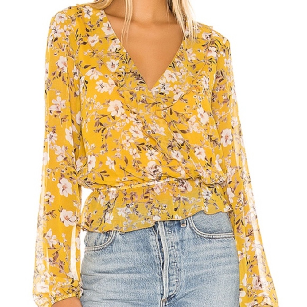 Show Me Your Mumu Brewster Top Flirtin Floral size XL